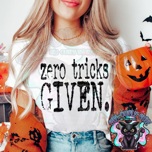 Typography Zero Tricks Given Clothing