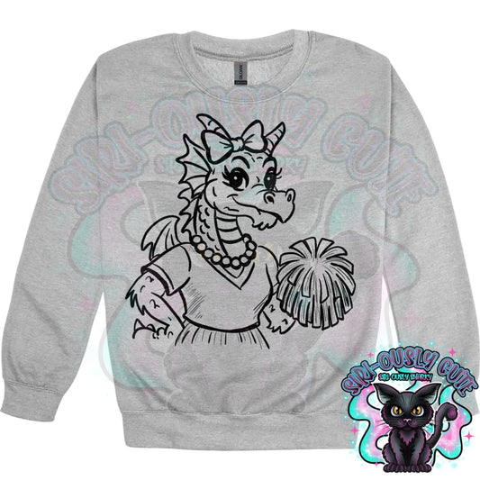 Vintage Cheer Mascots Dragon Mascot
