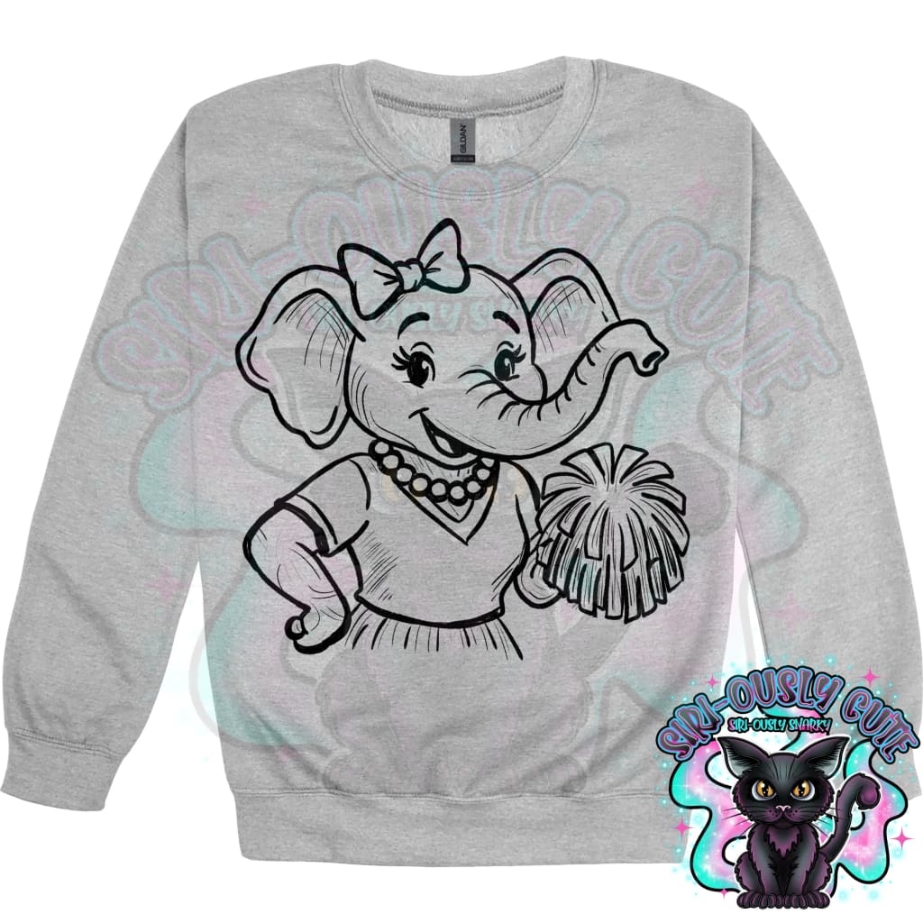 Vintage Cheer Mascots Elephant Mascot