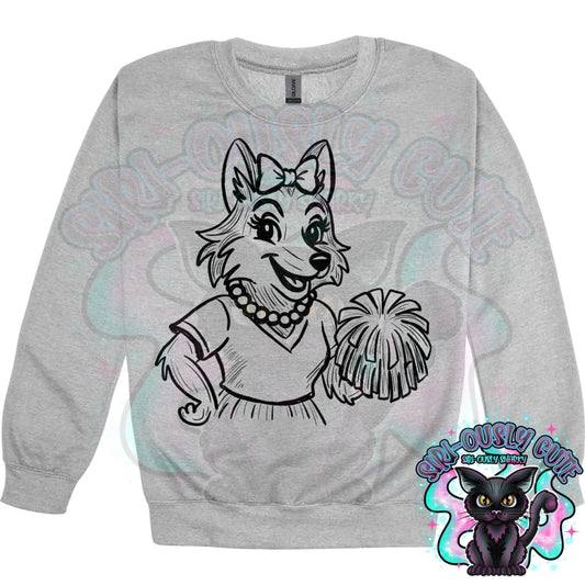 Vintage Cheer Mascots Fox Mascot