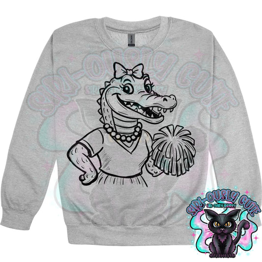 Vintage Cheer Mascots Gator Mascot