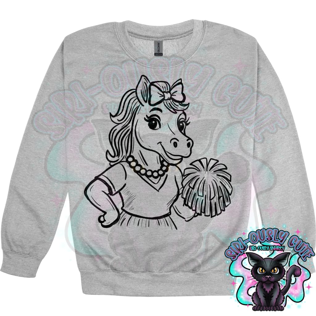 Vintage Cheer Mascots Horse Mascot