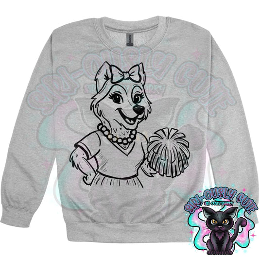 Vintage Cheer Mascots Husky Mascot