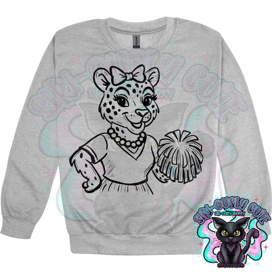 Vintage Cheer Mascots Jaguar Mascot