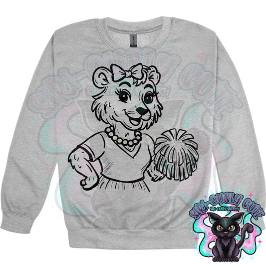 Vintage Cheer Mascots Lion Mascot