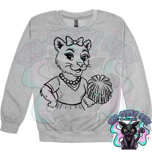 Vintage Cheer Mascots Panther Mascot
