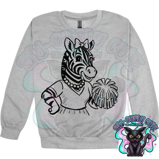 Vintage Cheer Mascots Zebra Mascot