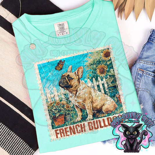 Vintage Stamp - French Bulldog Clothing