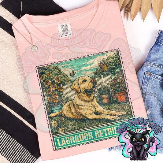 Vintage Stamp - Labrador Retriever Clothing
