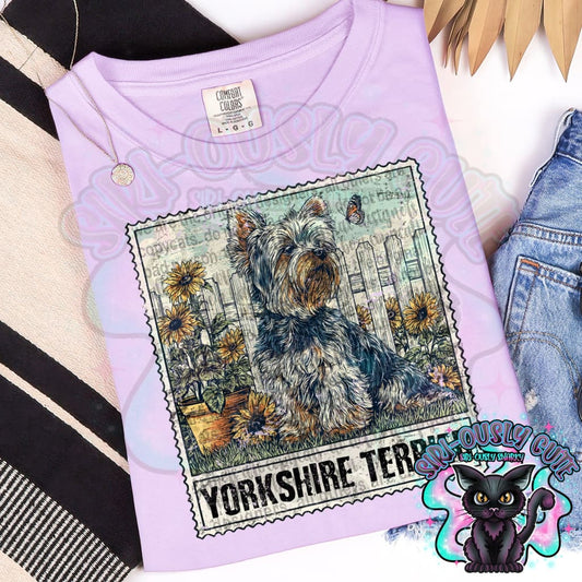 Vintage Stamp - Yorkshire Terrier Clothing