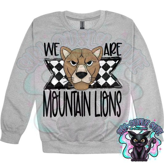 We Are Mountain Lions Mascot
