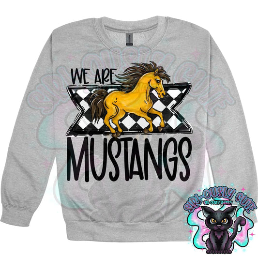 We Are Mustangs Mascot