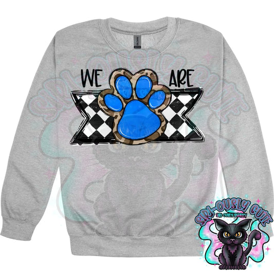 We Are Paw Blank Blue Mascot