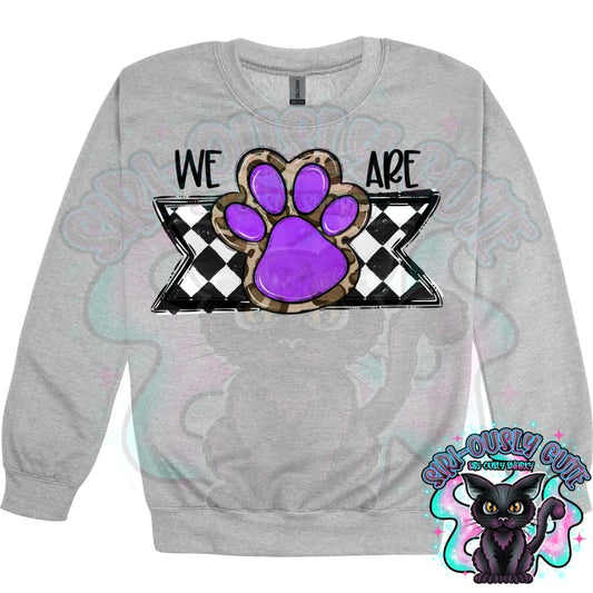 We Are Paw Blank Purple Mascot