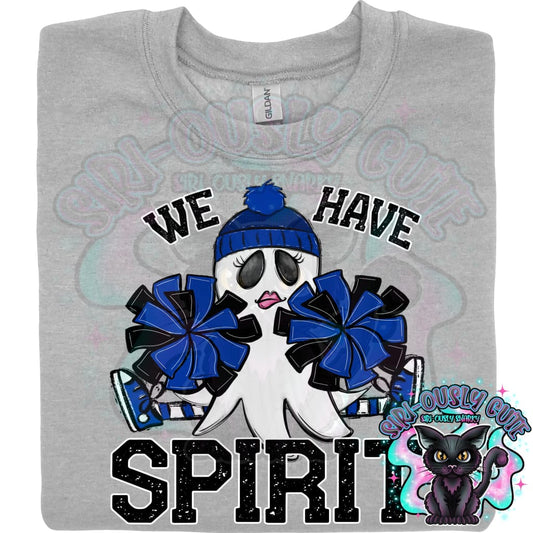 We Have Spirit Ghost Cheerleader Royal Mascot