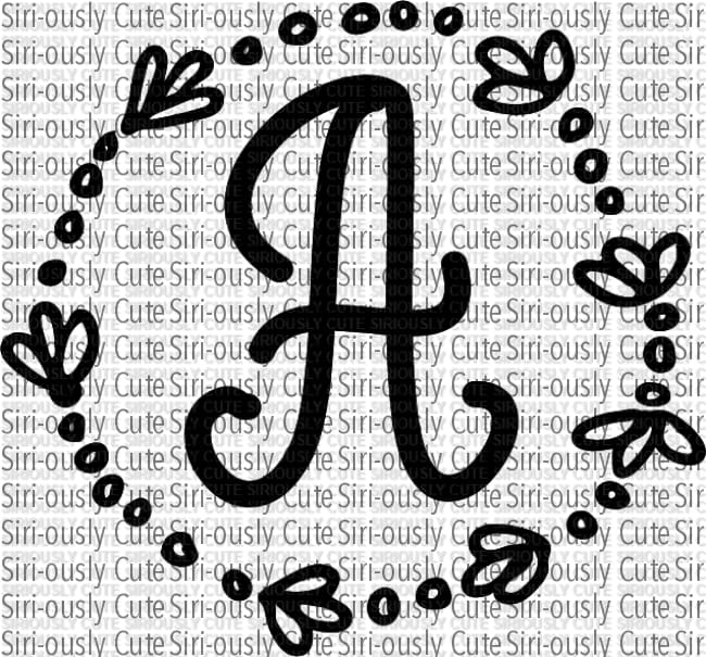 A - Monogram 1