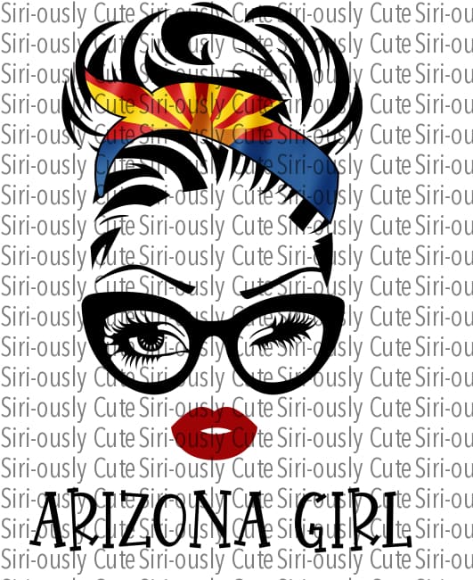 Arizona Girl - Winking Messy Bun