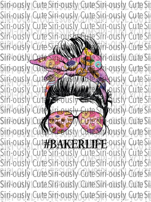 Baker Life - Pink Messy Bun