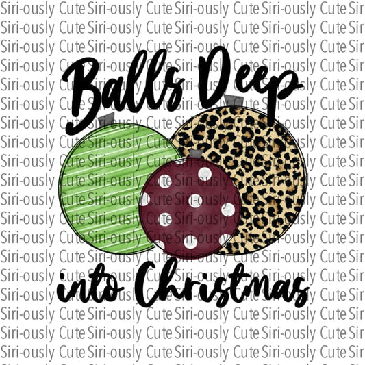 Balls Deep In Christmas - Red Polka Green Leopard Ornament Trio