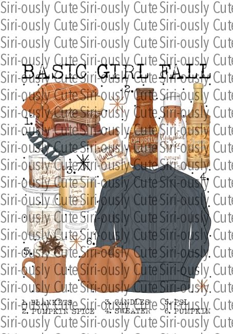 Basic Girl Fall - Chart