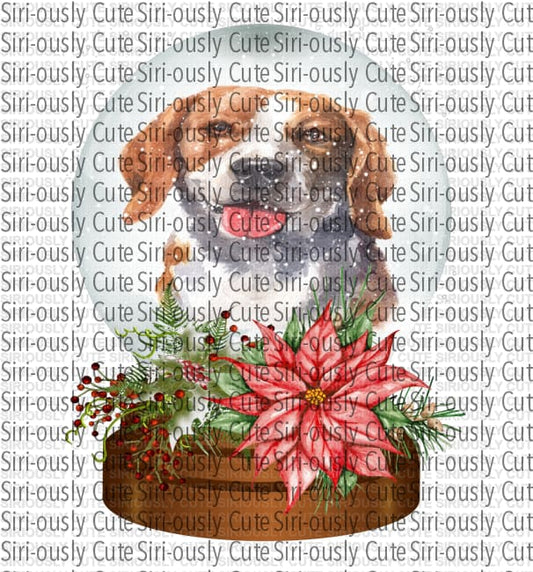 Beagle Snow Globe 1