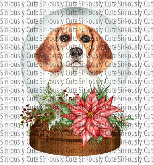 Beagle Snow Globe 2