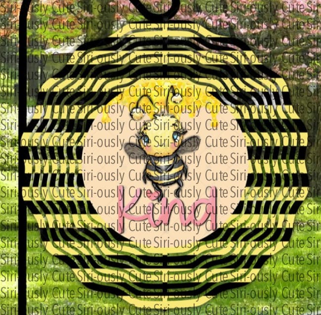 Bee Kind Round Sublimation Transfer