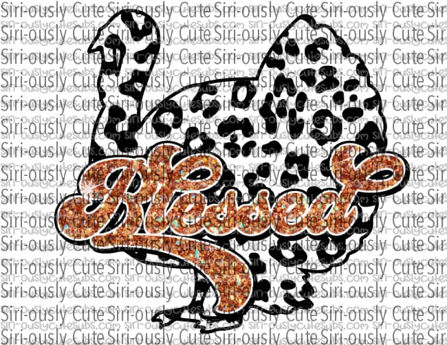 Blessed - Leopard Turkey