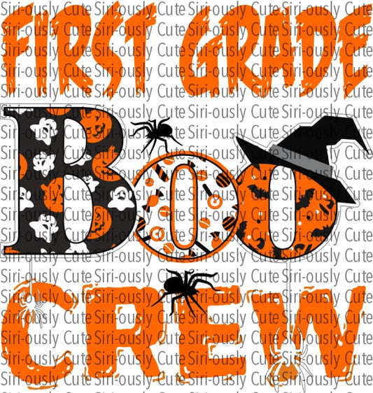 Boo Crew - First Grade Orange