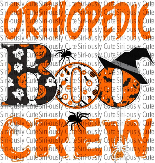 Boo Crew - Orthopedic Orange