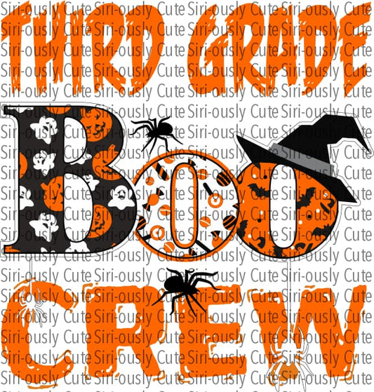 Boo Crew - Third Grade Orange