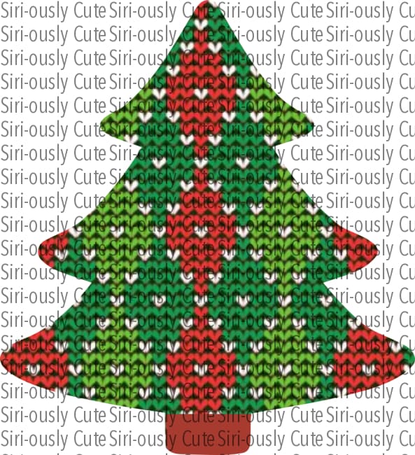 Christmas Sweater Pattern - Tree