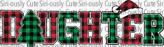 Daughter - Buffalo Plaid