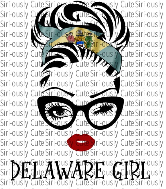 Delaware Girl - Winking Messy Bun