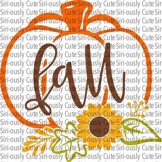 Fall Pumpkin Outline