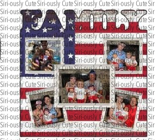 Family - Patriotic Frame Multi Picture