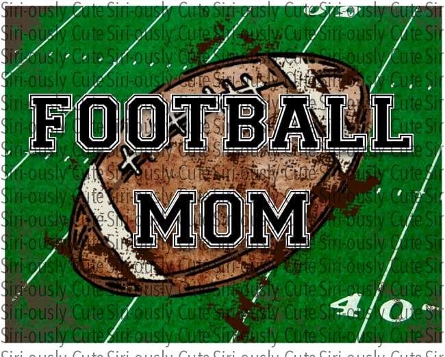 Football Mom On Field - Straight Tumbler