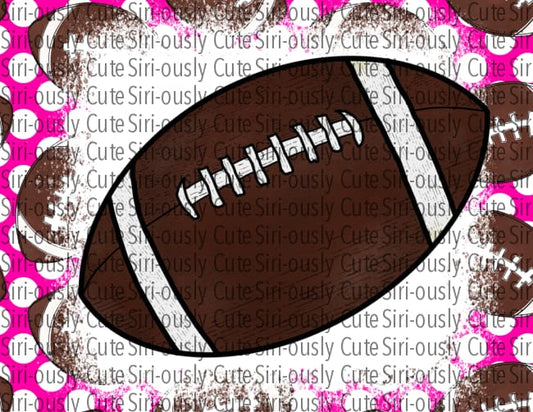 Football With Pink Dots - Straight Tumbler