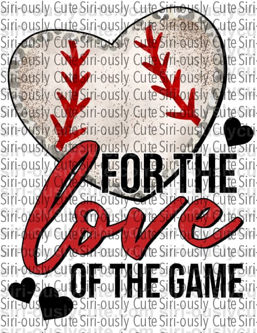 For The Love Of Game - Baseball 1