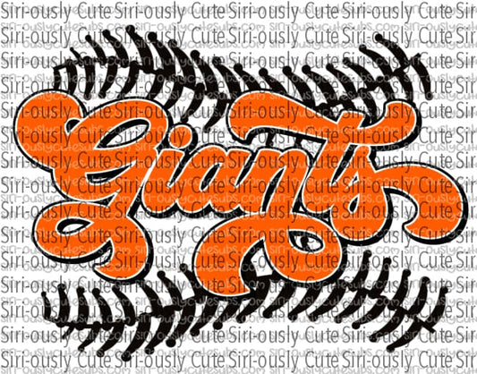 Giants - Baseball Seams