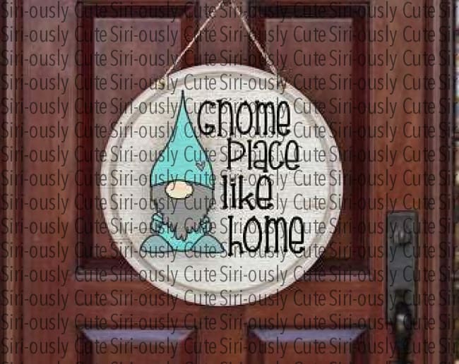 Gnome Place Like Home - Blue