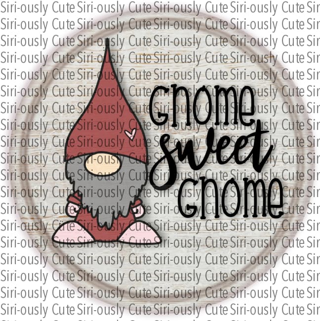 Gnome Sweet - Red