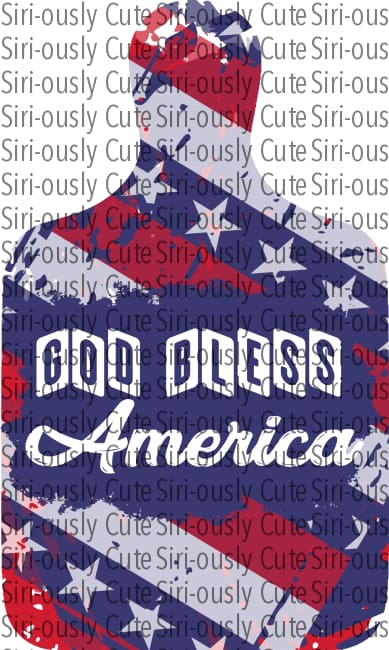 God Bless America - Cutting Board