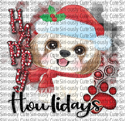 Happy Howlidays - Shitzu