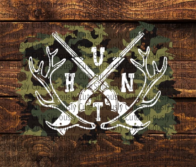 Hunt - Camo And Wood Straight Tumbler