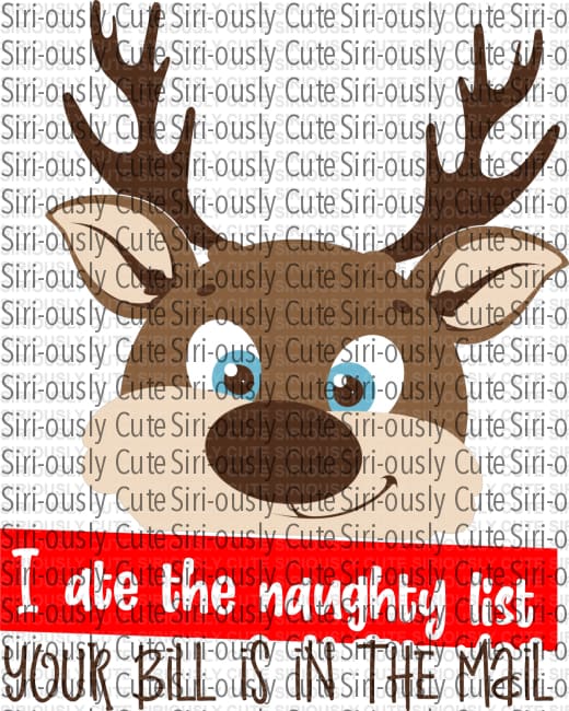 I Ate The Naughty List