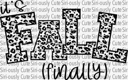 It's Fall Finally - leopard - Siri-ously Cute Subs