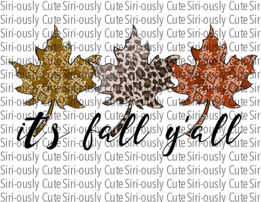 Its Fall Yall - Leaf Trio