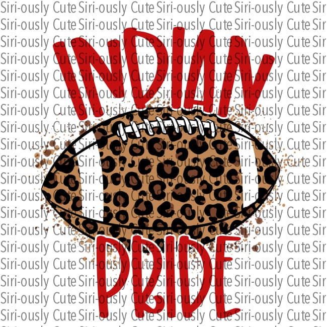 Leopard Football - Indian Pride Red