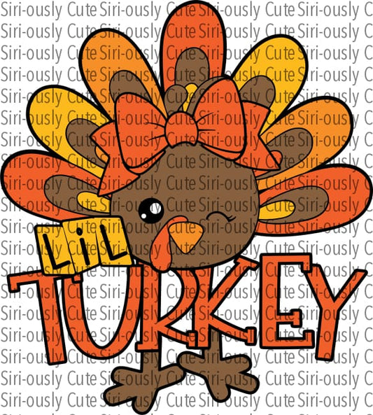 Lil Turkey Girl - Bow